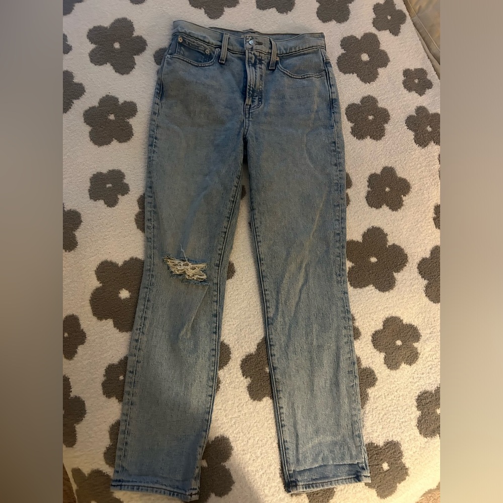 Madewell perfect vintage crop jeans size 26.